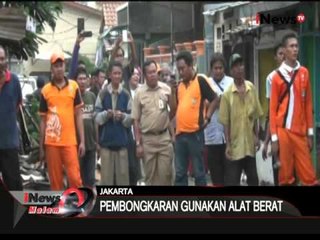 Berada di saluran air, puluhan bangunan dibongkar Satpol PP di Tanah Abang - iNews Malam 10/02