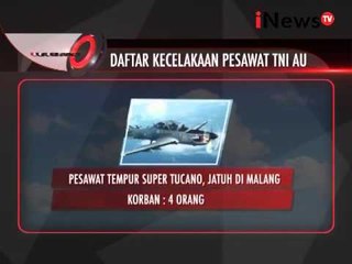 Berikut daftar kecelakaan pesawat TNI AU - iNews Pagi 11/02