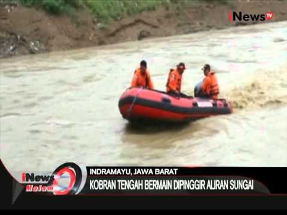 Tengah bermain, seorang pelajar SD di Indramayu terseret arus sungai Cipanas - iNews Malam 11/02