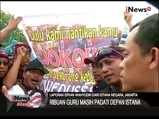 Live report : terkait unjuk rasa guru honorer di istana merdeka - iNews Siang 12/02