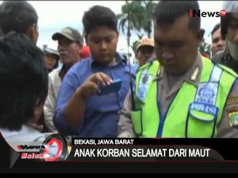 Hindari lubang, seorang ibu rumah tangga di Bekasi tewas terlindas truk - iNews Malam 11/02