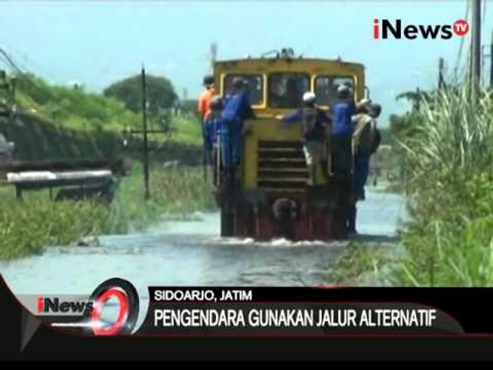 Jalan raya porong masih ditutup, kendaraan dialihkan ke jalan arteri - iNews Siang 15/02