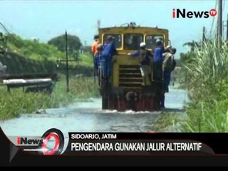 Jalan raya porong masih ditutup, kendaraan dialihkan ke jalan arteri - iNews Siang 15/02