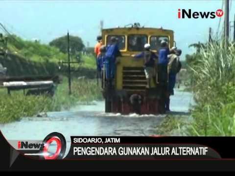 Jalan raya porong masih ditutup, kendaraan dialihkan ke jalan arteri - iNews Siang 15/02