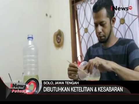 Dari bahan bekas, seorang seniman di Solo mampu membuat lukisan 3D yang nyata - iNews Petang 16/02