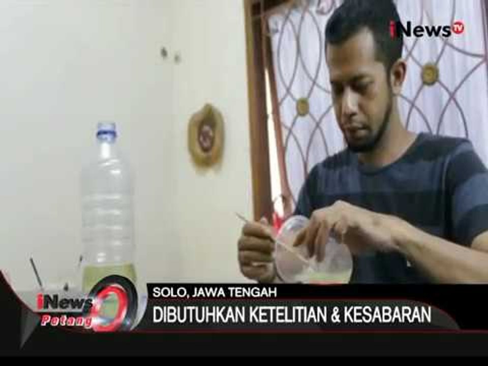 Dari bahan bekas, seorang seniman di Solo mampu membuat lukisan 3D yang nyata - iNews Petang 16/02