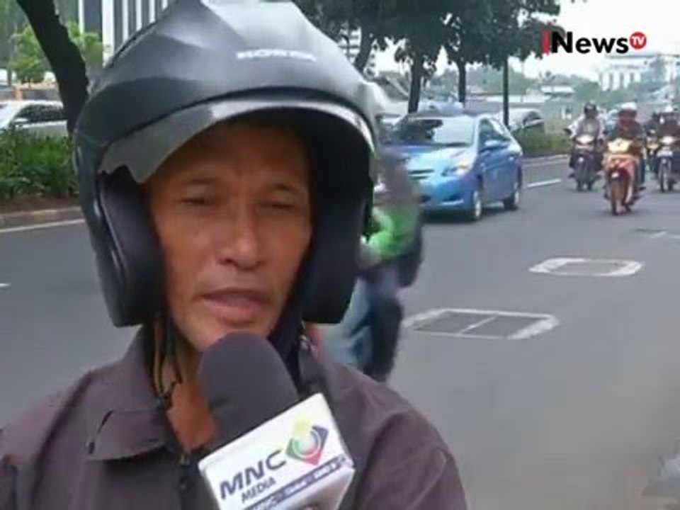 Inilah potret jalan protokol di Sudirman yang rusak - Jakarta Today 16/02