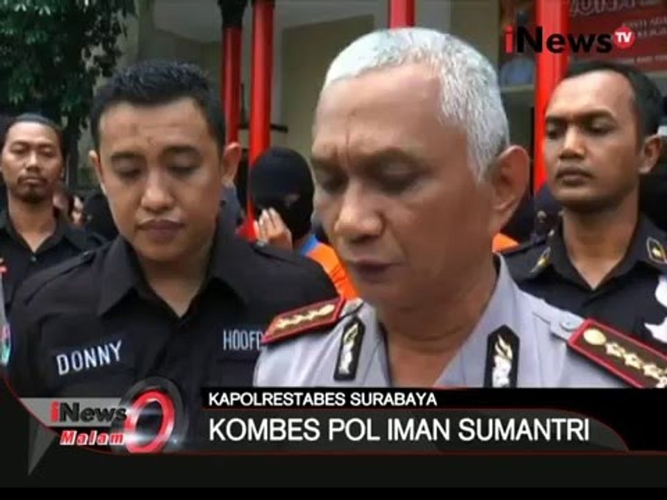 Operasi tumpas narkoba, polrestabes surabaya amankan 94 tersangka - iNews Malam 16/02