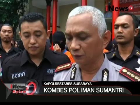 Operasi tumpas narkoba, polrestabes surabaya amankan 94 tersangka - iNews Malam 16/02