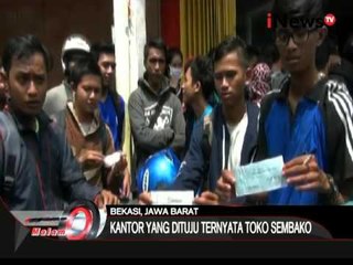 Penipuan lowongan pekerjaan, warga bekasi kepung kantor Outsourcing - iNews Malam 18/02