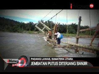 Download Video: Jembatan putus membuat siswa harus menantang rasa takut demi bersekolah - iNews Pagi 18/02