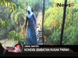 Siswa sekolah berjibaku lewati jembatan yang sudah rusak parah di Lebak, Banten - iNews Siang 19/02