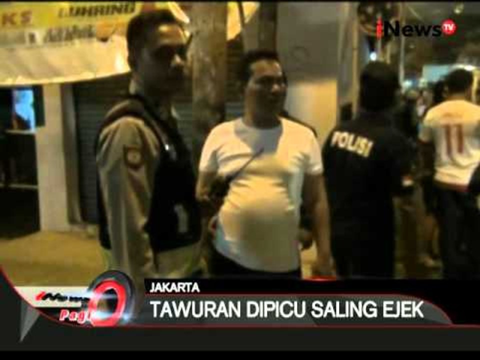 Akibat saling ejek, 2 kelompok warga terlibat tawuran di Palmerah, Jakbar - iNews Pagi 22/02