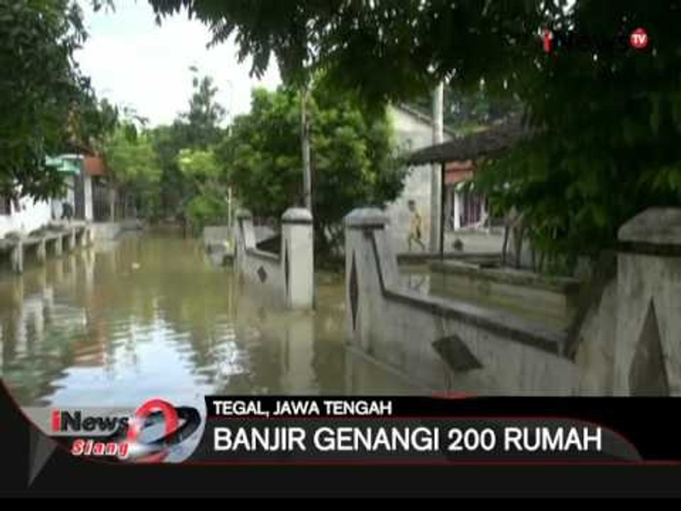 Sungai meluap karena hujan deras, 2 desa di Tegal digenangi banjir - iNews Siang 22/02