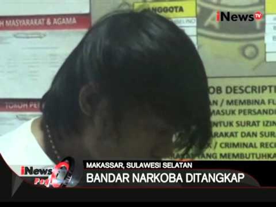 Aparat kepolisian Makassar berhasil meringkus seorang terduga bandar narkoba - iNews Pagi 22/02