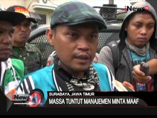 Tải video: Kecewa isi siaran TV, unjuk rasa ribuan Bonek di kantor biro TV ricuh - iNews Malam 22/02