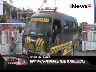 Empat jenazah penembakan Papua tiba di RS Bhayangkara - iNews Petang 16/03