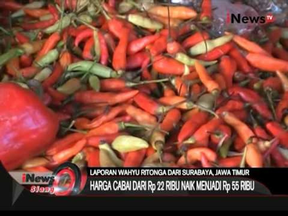 Live report : terkait kenaikan harga sayur mayur di Surabaya - iNews Siang 18/03
