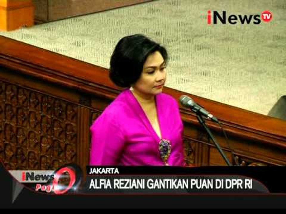 Puan maharani resmi digantikan Alfia Reziani - iNews Pagi 18/03