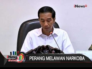 Presiden Jokowi intruksikan jajaran terkait lebih gencar tertibkan narkoba - iNews Malam 24/02