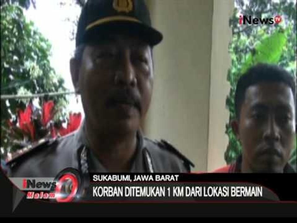 Seorang bocah 7 tahun ditemukan tewas setelah hanyut di sungai di Sukabumi - iNews Malam 24/02