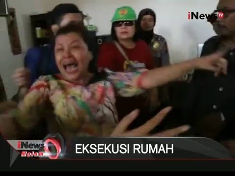 Kericuhan mewarnai jalannya eksekusi rumah milik pegawai kejaksaan di Medan - iNews Malam 25/02
