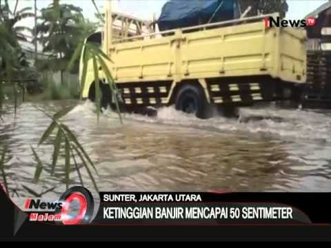 Hujan deras, sejumlah wilayah ibukota dan wilayah Sidoarjo digenangi banjir - iNews Malam 25/02