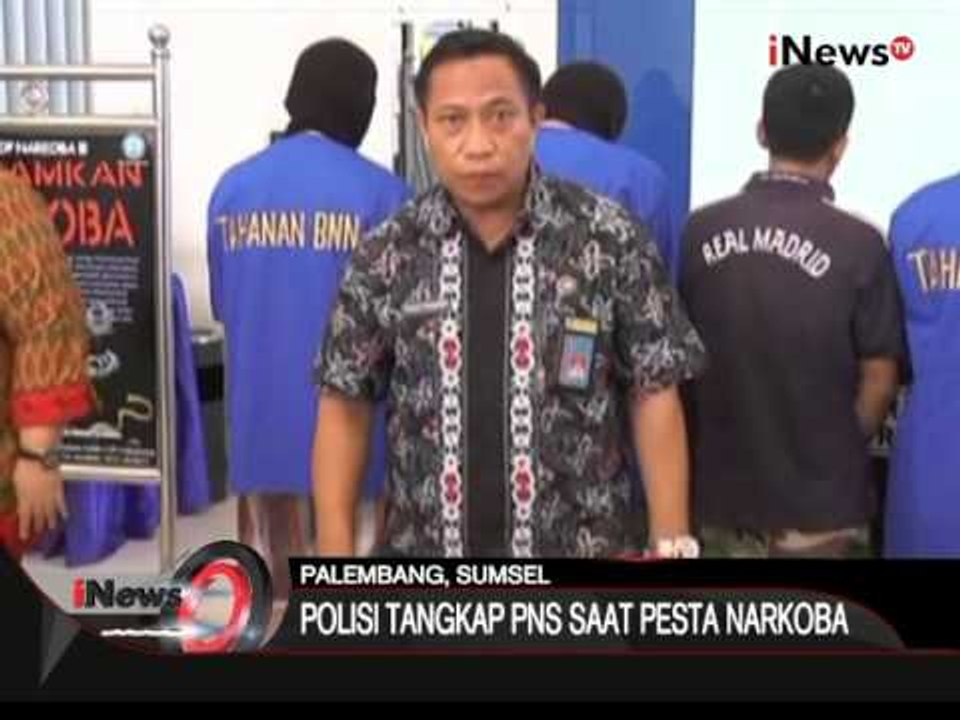6 PNS di Pemkot Palembang ditangkap tangan saat pesta narkoba - iNews Siang 25/02