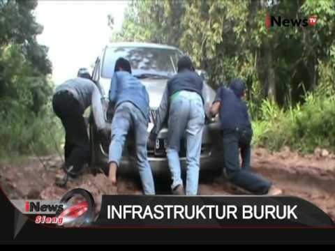 Jalan antar kabupaten akses di Oku Timur rusak parah - iNews Siang 26/02