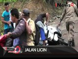 Inilah pengendara sepeda motor yang jatuh akibat jalan licin - iNews Siang 29/02