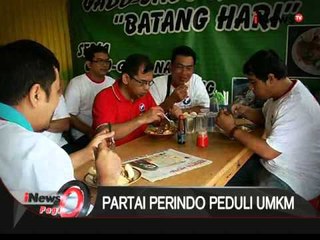 Partai Perindo tinjau pelaku UMKM di Bekasi - iNews Pagi 29/02