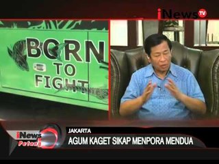 Agum Gumelar kaget sikap menpora mendua - iNews Petang 26/02