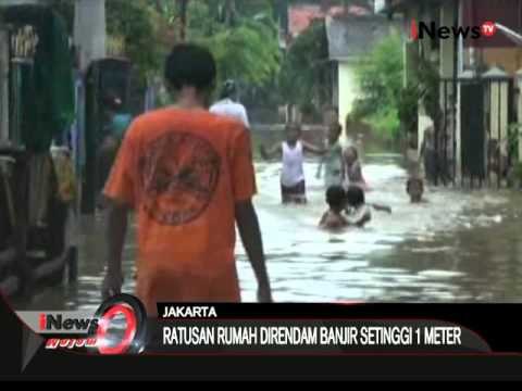 Hujan, ratusan rumah di bantaran kali Sunter kembali terendam banjir - iNews Malam 28/02