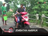 Tergerus luapan aliran sungai, sebuah jembatan di brebes ambruk di Brebes - iNews Malam 28/02