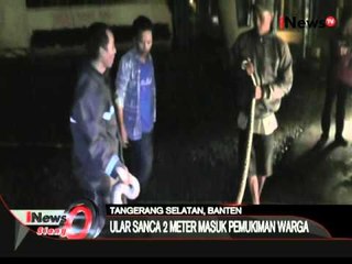 Descargar video: Terbawa arus banjir, warga Pamulang, dikejutkan dengan penemuan ular sanca - iNews Siang 01/03