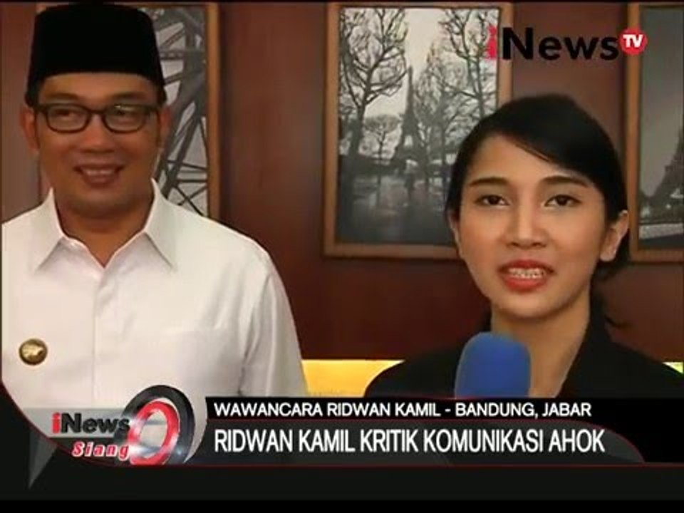 Live report: Ridwal Kamil menyatakan secara resmi tidak akan maju di Pilkada DKI - iNews Siang 29/02