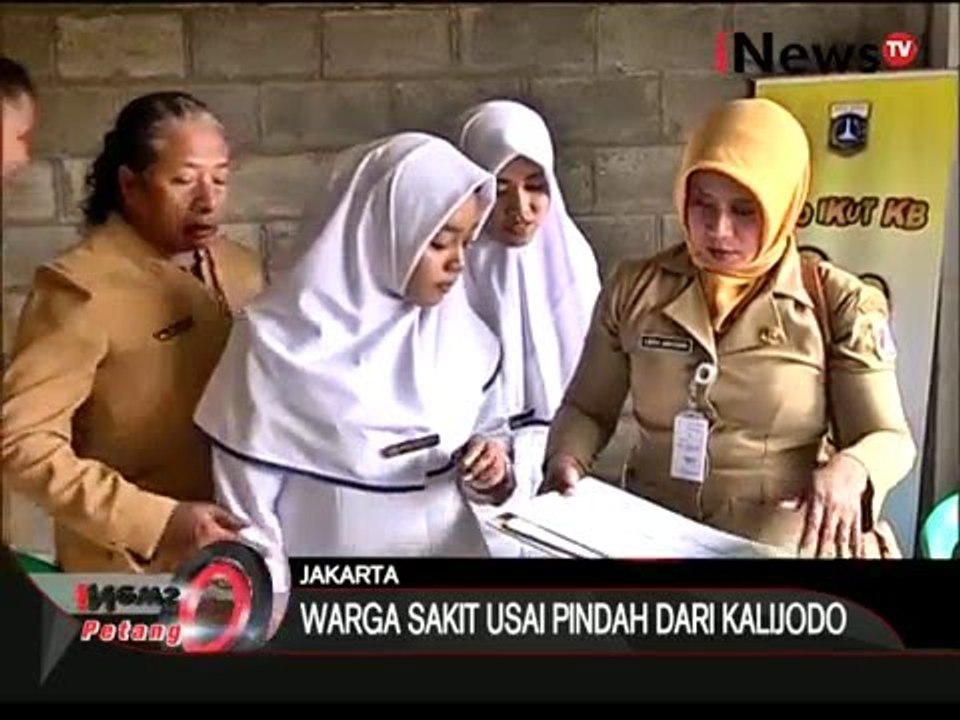 Pasca relokasi ke rusunawa, sebagian warga kalijodo mengeluh sakit - iNews Petang 01/03