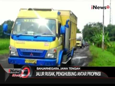 Hujan akibatkan jalan antar provinsi di Banjarnegara, Jateng rusak parah - iNews Siang 01/03