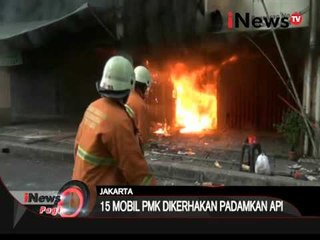 Kebakaran melanda toko obat berlantai 3 di Glodok akibat korsleting listrik - iNews Pagi 03/03