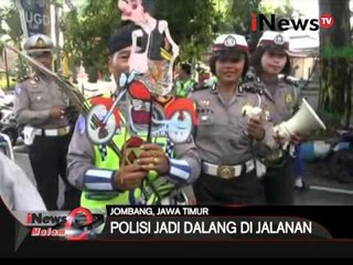 Operasi Simpatik unik di Jombang, polisi jadi dalang di jalanan - iNews Malam 03/03