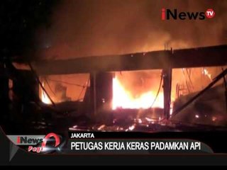 Kebakaran 6 Kios di Jakarta Timur disebabkan hubungan pendek arus listrik - iNews Pagi 07/03