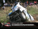 Hilang keseimbangan, bus penumpang terguling mengakibatkan 1 tewas, 3 kritis - iNews Pagi 08/03