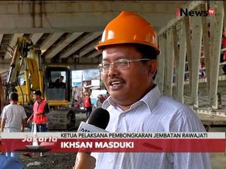 Live report : kondisi terkini pembongkaran jembatan Rawajati - Jakarta Today 07/03