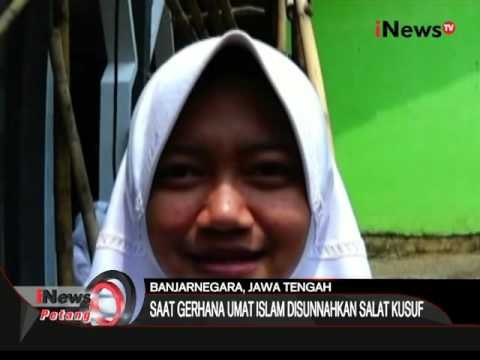 Jelang Gerhana Matahari Total, siswa di Banjarnegara latihan sholat gerhana - iNews Petang 08/03