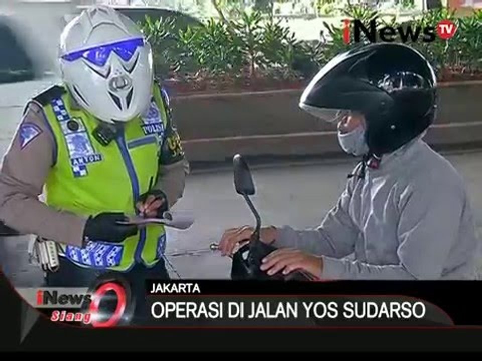 Polisi gelar operasi simpatik hari ke-4 di jalan Yos Sudarso, Jakarta Utara - iNews Siang 04/03