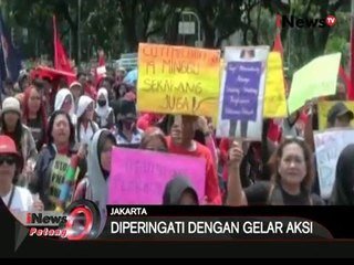 Скачать видео: Hari Perempuan Sedunia, ratusan buruh perempuan gelar aksi tolak diskriminasi - iNews Petang 08/03