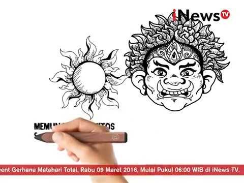 Saksikan Live Event Gerhana Matahari Total, Rabu 09 Maret 2016 WIB Hanya Di iNews TV
