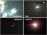 Detik-detik Gerhana matahari Total dibeberapa daerah di Indonesia - iNews Siang 09/03