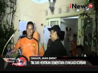 tingginya curah hujan, tim SAR hentikan sementara evakuasi korban longsor - iNews Pagi 10/03