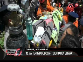 12 jam tertimbun, bocah tujuh tahun selamat - iNews Petang 09/03